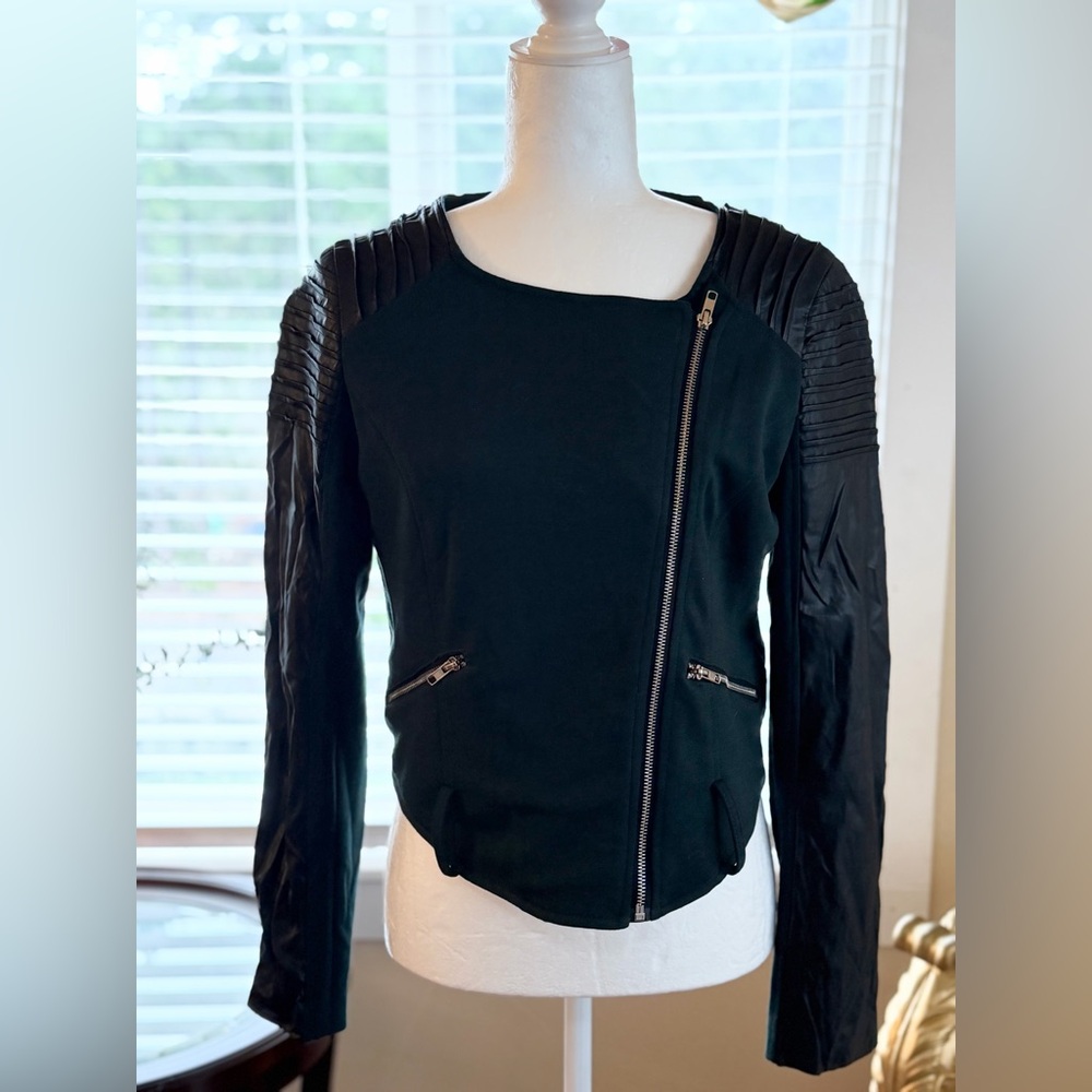 Ina Black Leather Women's Jacket